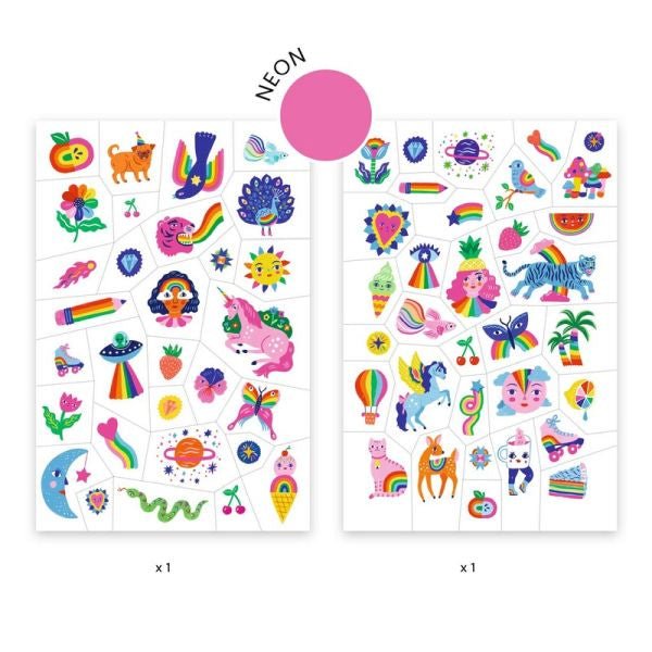 Djeco Tattoos Rainbow - Princess and the Pea Boutique