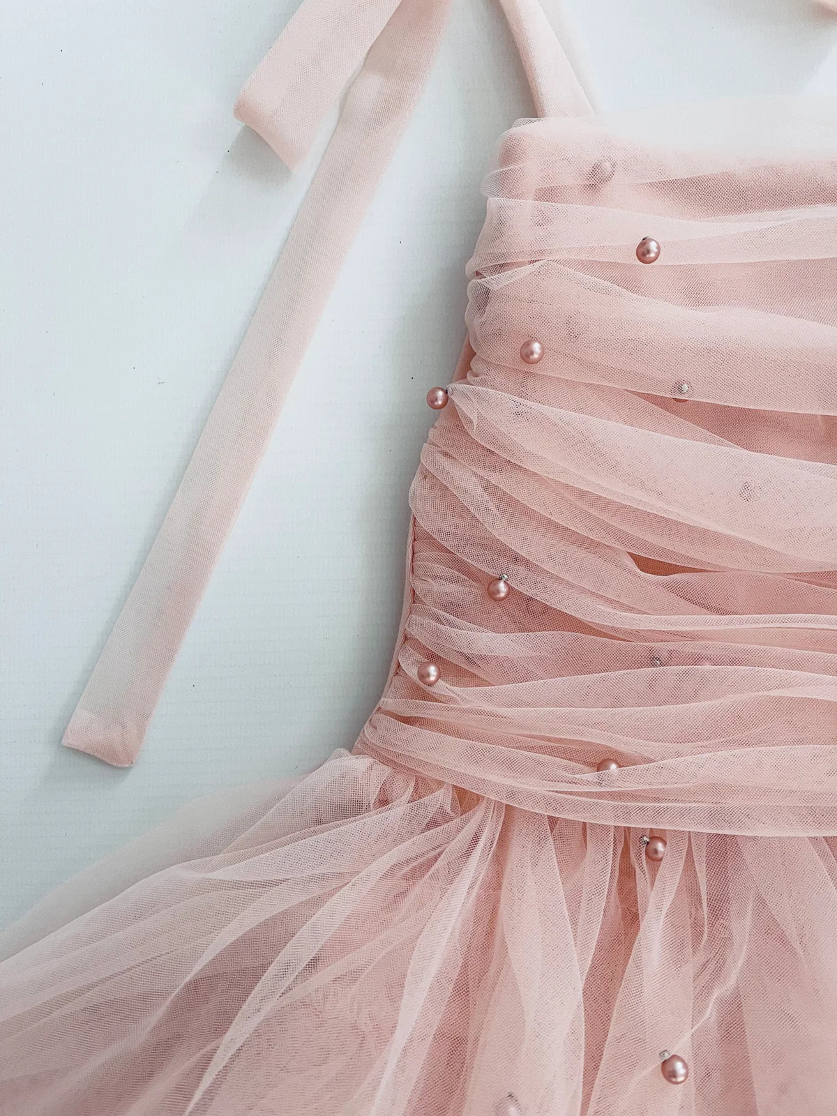 DOLLY Pearl Tulle Ballerina Dress - Dolly Pink - Princess and the Pea Boutique