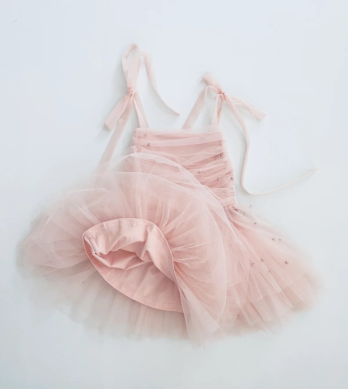 DOLLY Pearl Tulle Ballerina Dress - Dolly Pink - Princess and the Pea Boutique