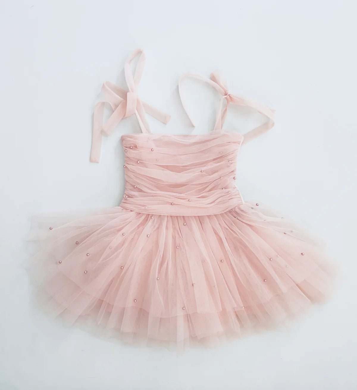 DOLLY Pearl Tulle Ballerina Dress - Dolly Pink - Princess and the Pea Boutique