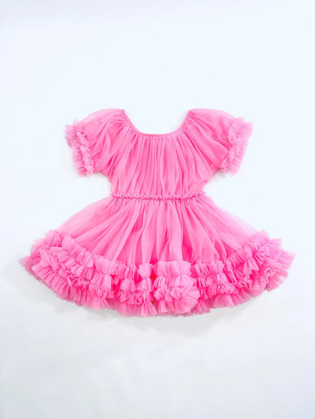 Dolly PINK PLEASE! Frilly Dress - Aurora Bubblegum Pink - Princess and the Pea Boutique