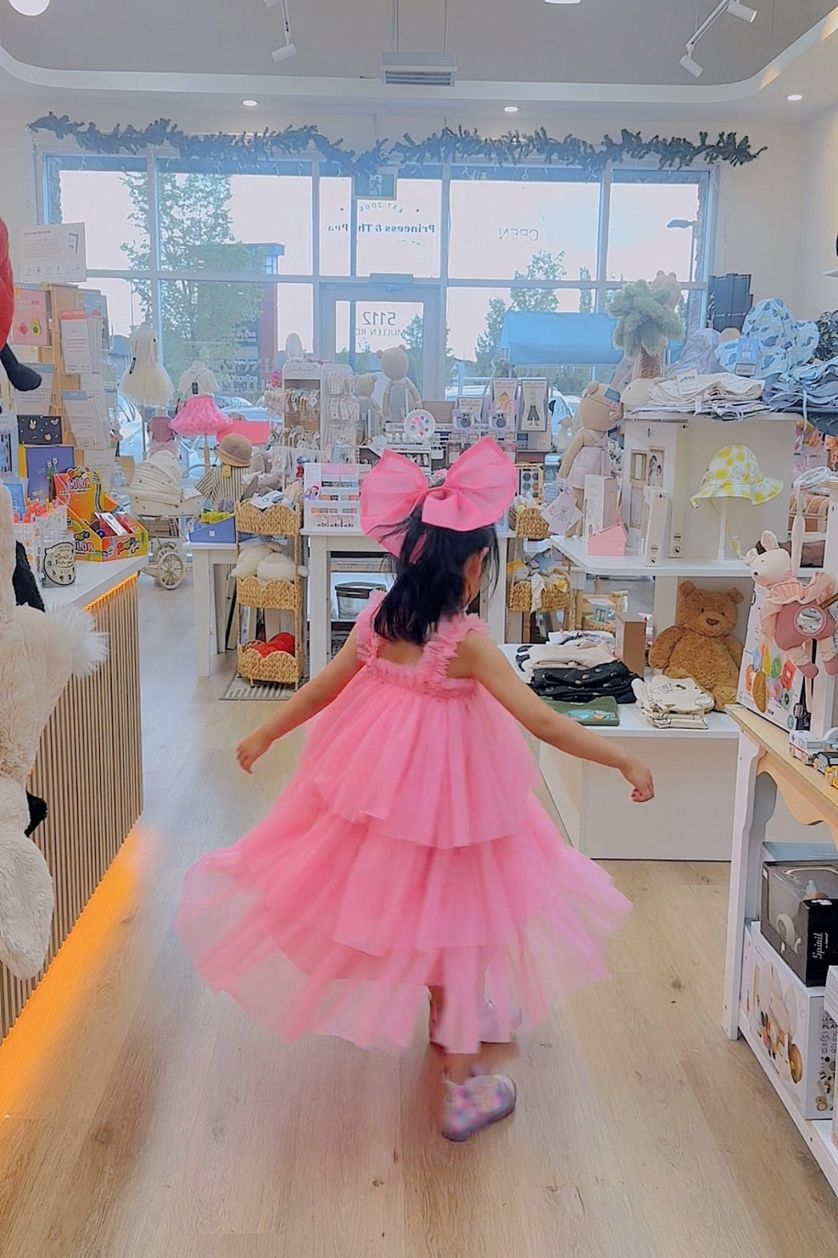 Dolly PINK PLEASE! Maxi Dress - Aurora Bubblegum Pink - Princess and the Pea Boutique