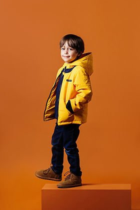 Duo Jacket - Mustard/Navy - Princess and the Pea Boutique