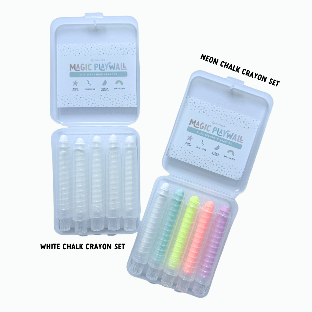Dustless Chalk Crayons + Magnetic Holder Bundle for Magic Playwall - Princess and the Pea Boutique