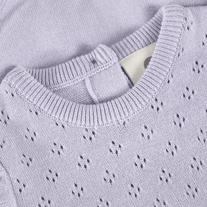 En Fant Infant Girl Knit Romper - Princess and the Pea Boutique