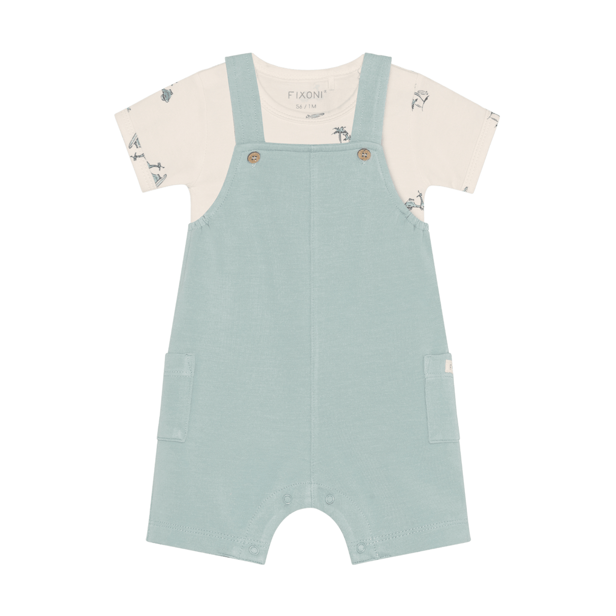 Fixoni Body and Romper Sweat Set - Scooter - Princess and the Pea Boutique