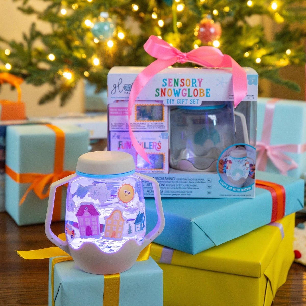 Glo Pals DIY Sensory Jar Gift Set - Sensory Snowglobe - Princess and the Pea Boutique