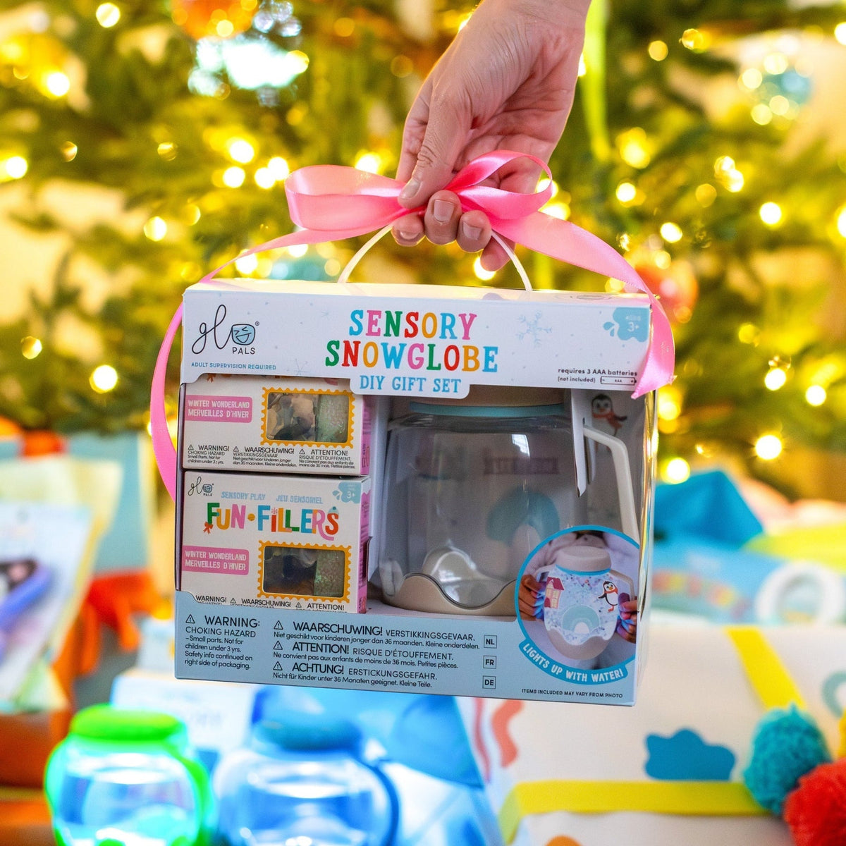 Glo Pals DIY Sensory Jar Gift Set - Sensory Snowglobe - Princess and the Pea Boutique