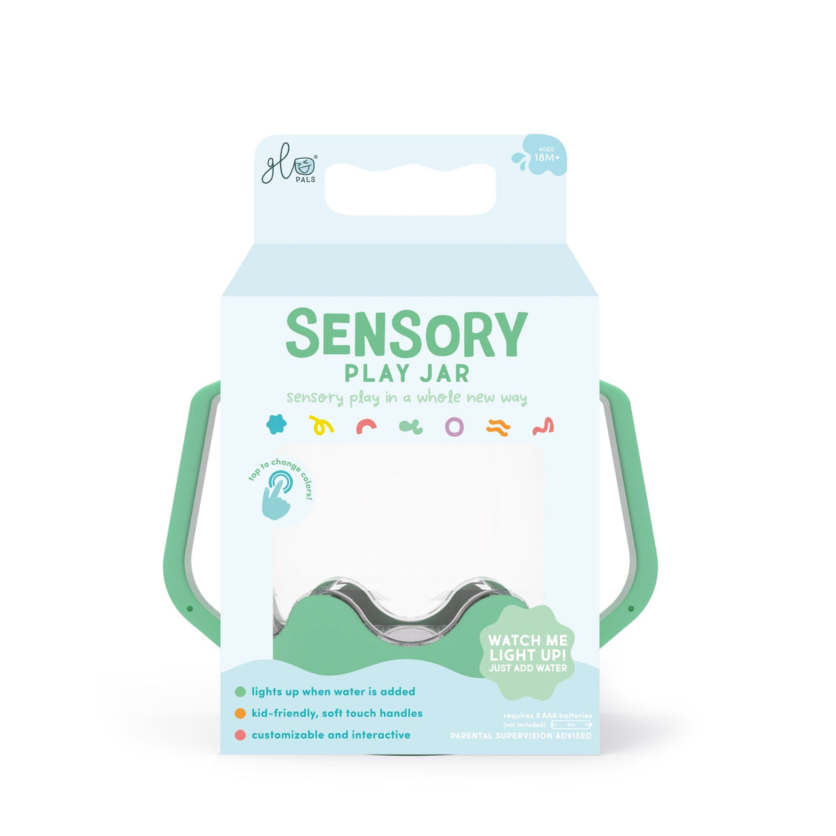Glo Pals - Sensory Light Up Jar - Lucky Charm - Princess and the Pea Boutique