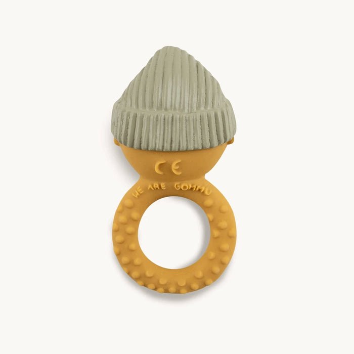 Gommu Ring Baby Teether - Peach - Princess and the Pea Boutique