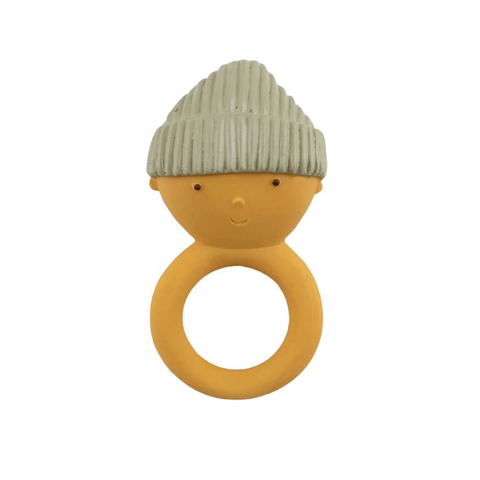 Gommu Ring Baby Teether - Peach - Princess and the Pea Boutique