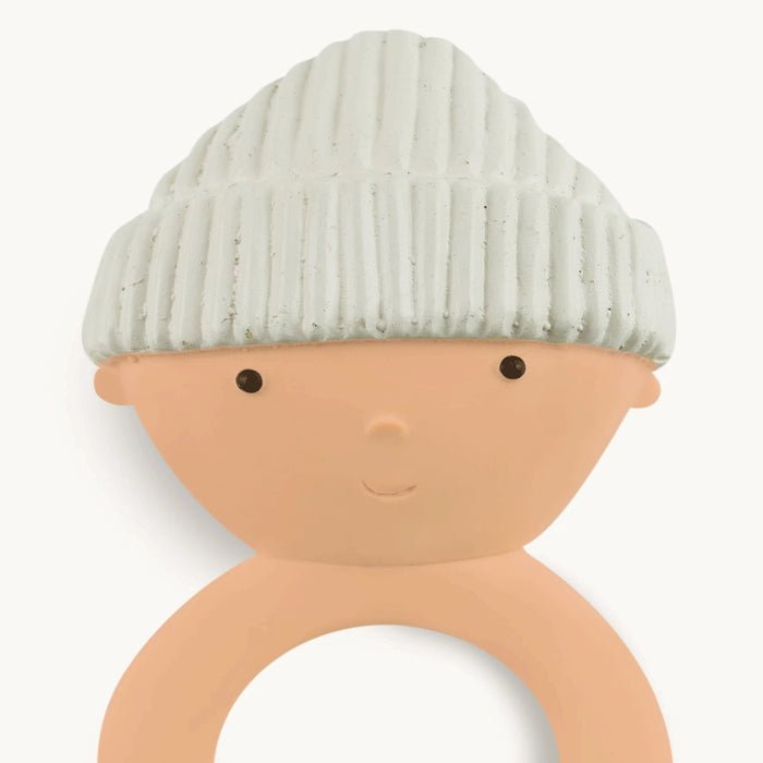 Gommu Ring Baby Teether - Vanilla - Princess and the Pea Boutique