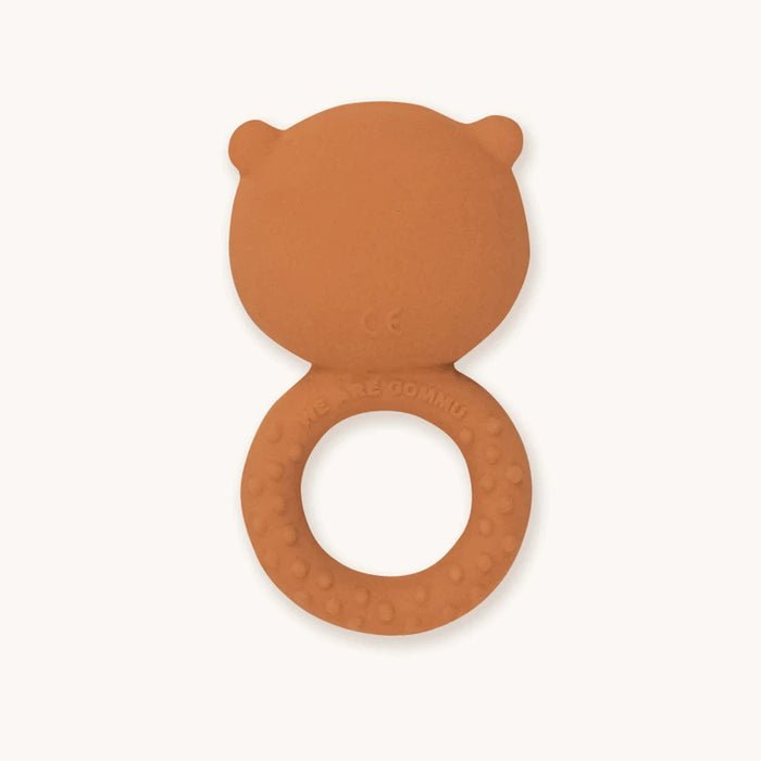 Gommu Ring Bear Teether - Almond - Princess and the Pea Boutique