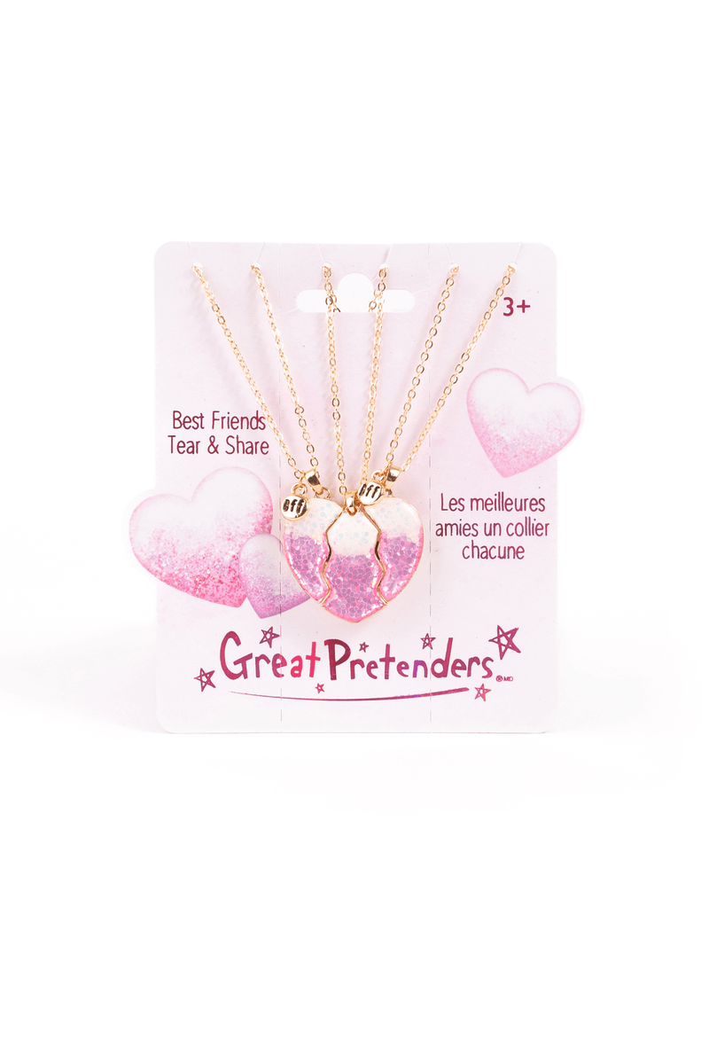 Great Pretenders - Besties Era Tear and Share Necklaces, 3pc - Princess and the Pea Boutique
