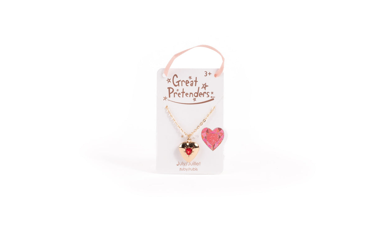 Great Pretenders - Birthstone Heart Lockets - Princess and the Pea Boutique