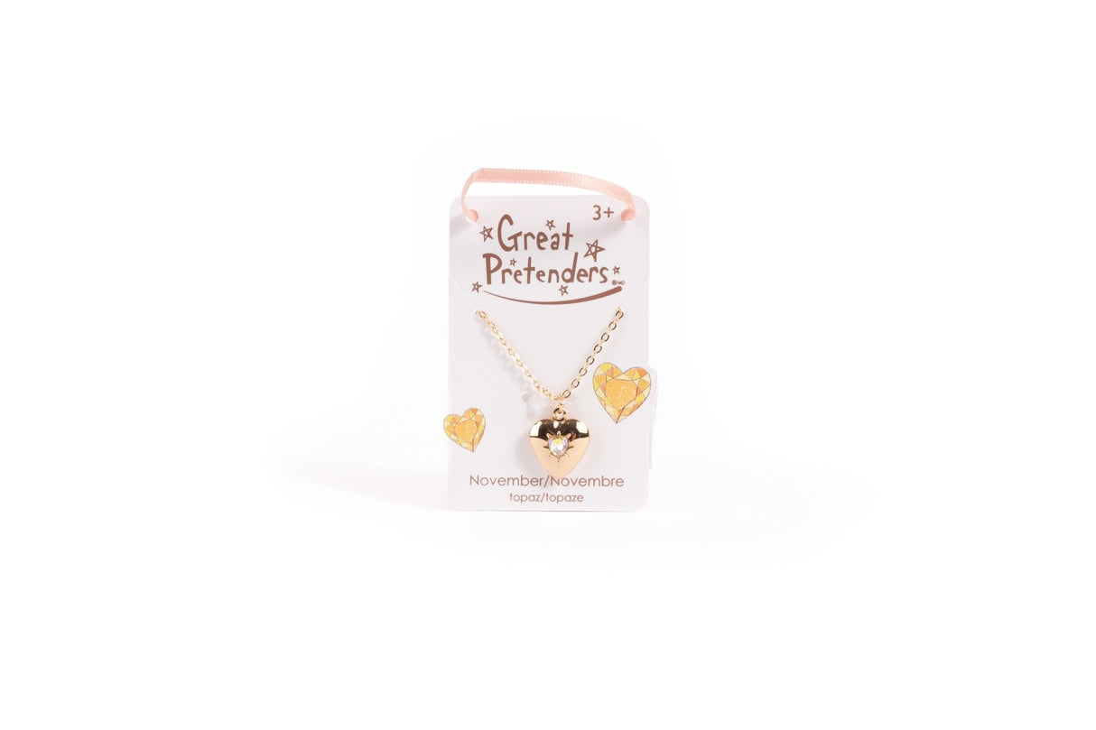 Great Pretenders - Birthstone Heart Lockets - Princess and the Pea Boutique