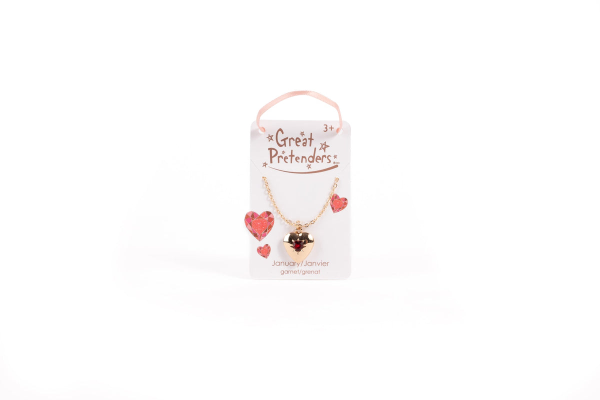 Great Pretenders - Birthstone Heart Lockets - Princess and the Pea Boutique