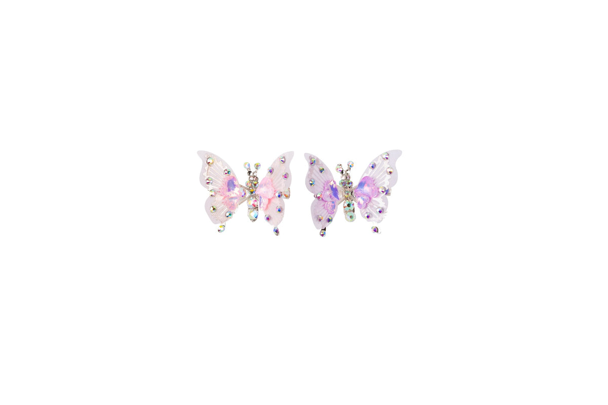 Great Pretenders Bouncy Butterfly Hair Clips - Princess and the Pea Boutique