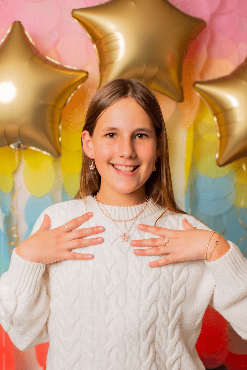 Great Pretenders - Boutique Chic Bubbly Butterfly Necklace - Princess and the Pea Boutique