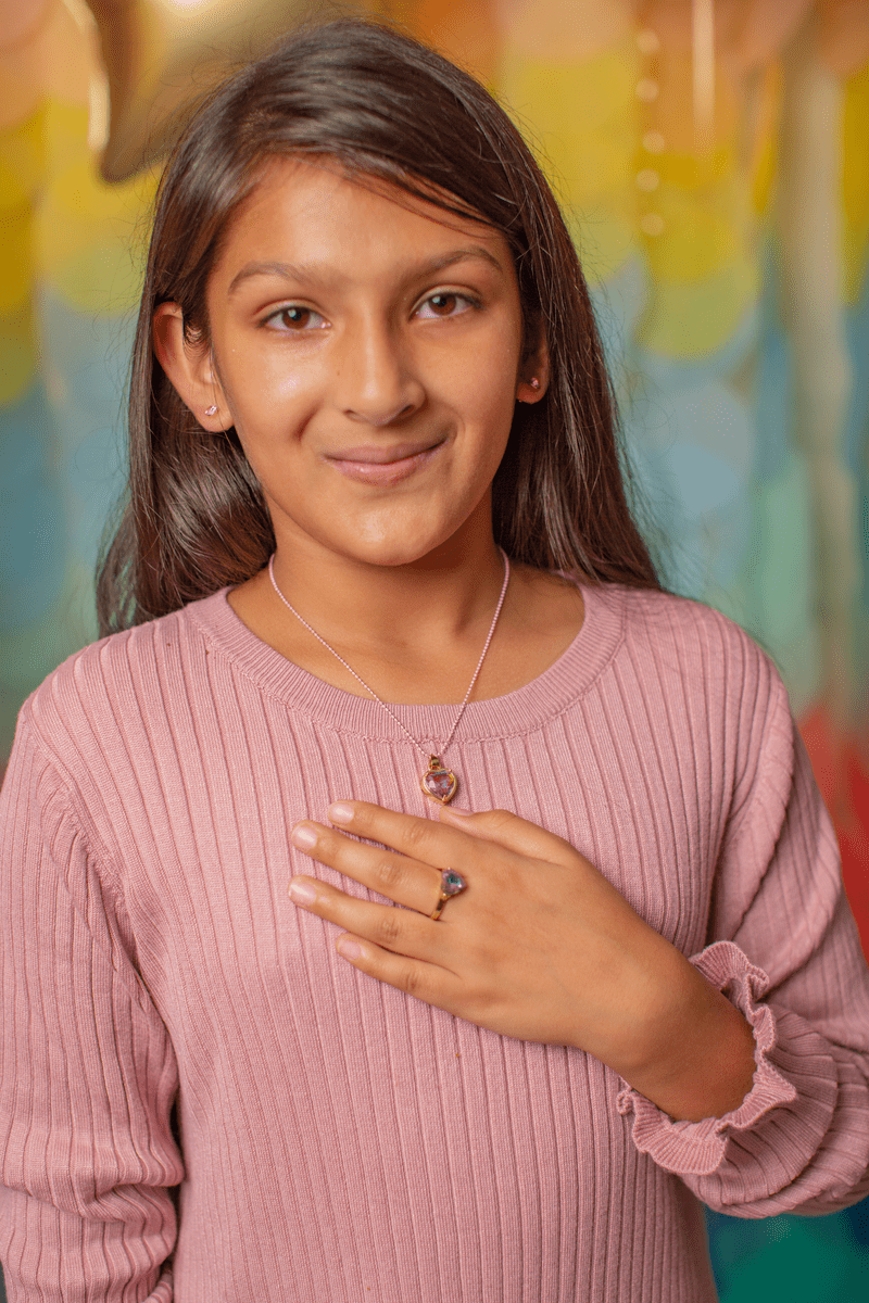 Great Pretenders - Boutique Chic Lilac Love Necklace - Princess and the Pea Boutique