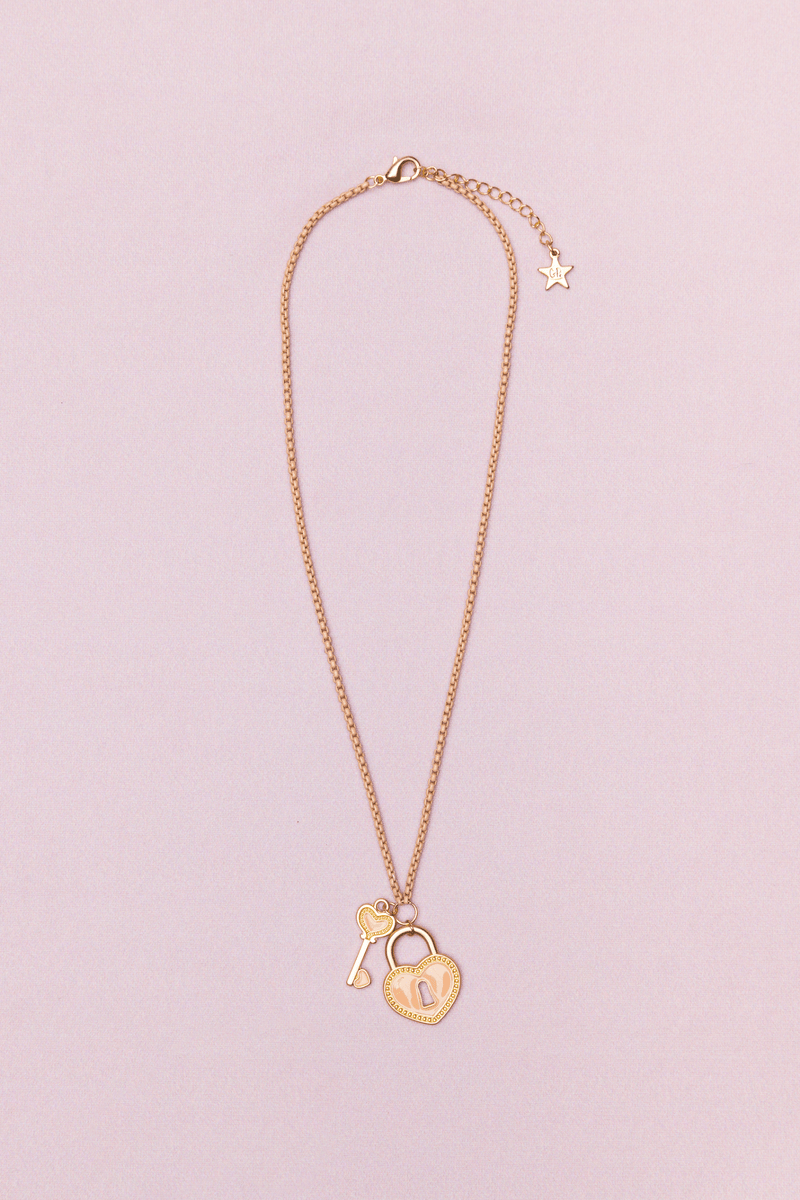 Great Pretenders - Boutique Chic Love Unlocked Necklace - Princess and the Pea Boutique