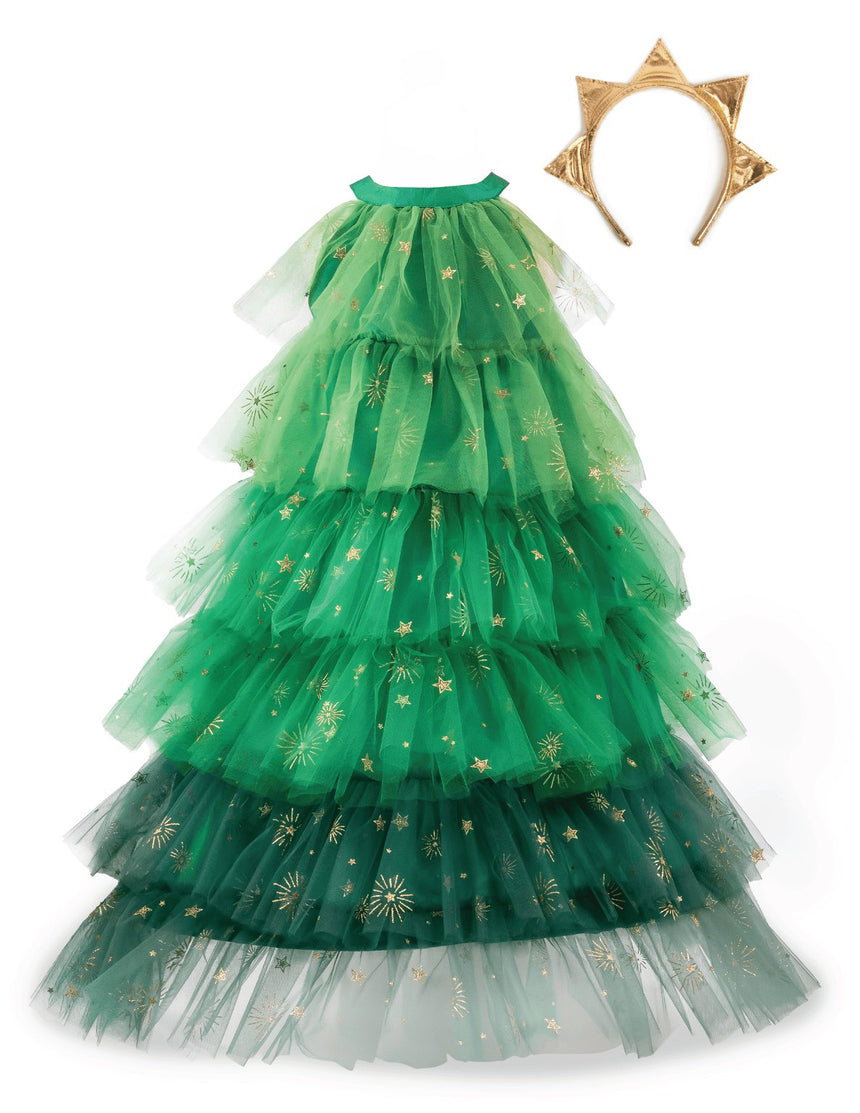 Great Pretenders - Christmas Tree Dress & Headpiece - Princess and the Pea Boutique