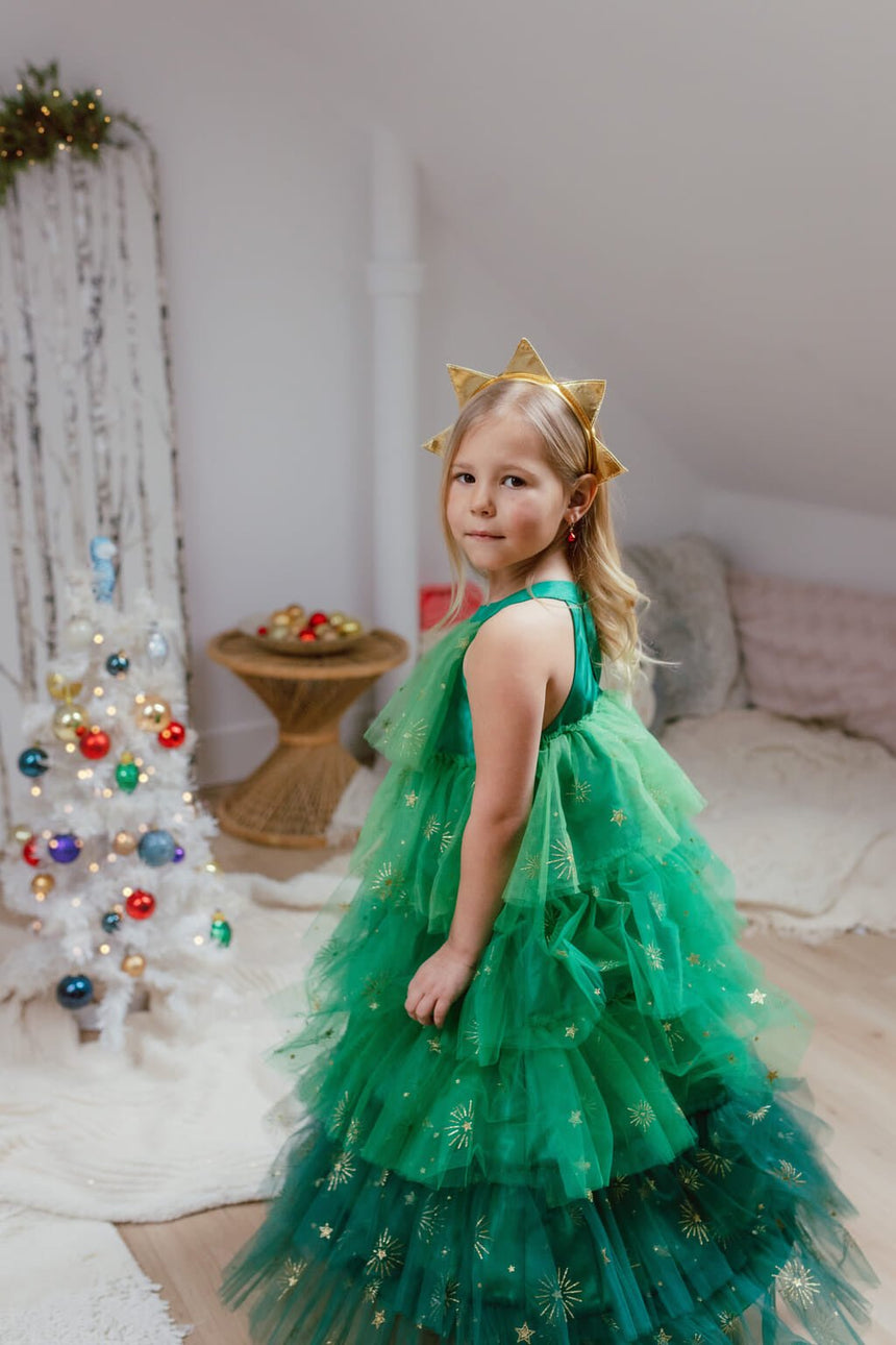 Great Pretenders - Christmas Tree Dress & Headpiece - Princess and the Pea Boutique