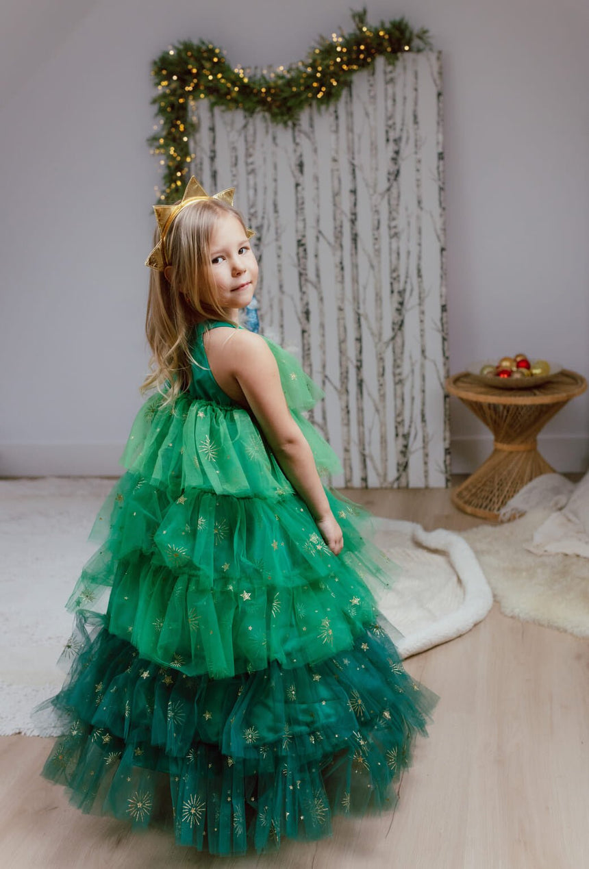 Great Pretenders - Christmas Tree Dress & Headpiece - Princess and the Pea Boutique