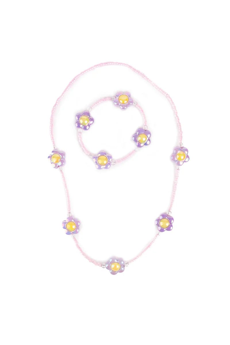 Great Pretenders - Crazy for Daisies Necklace & Bracelet Set, 2pc - Princess and the Pea Boutique