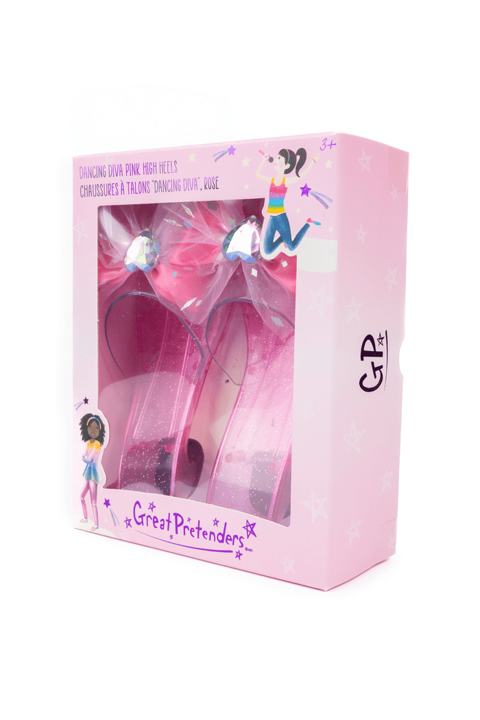 Great Pretenders - Dancing Diva Pink High Heels - Princess and the Pea Boutique