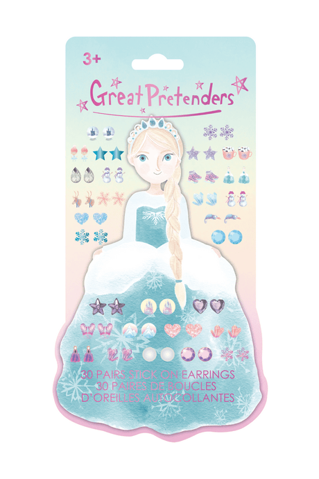 Great Pretenders - Frosty Sister Stick On Earrings - Princess and the Pea Boutique
