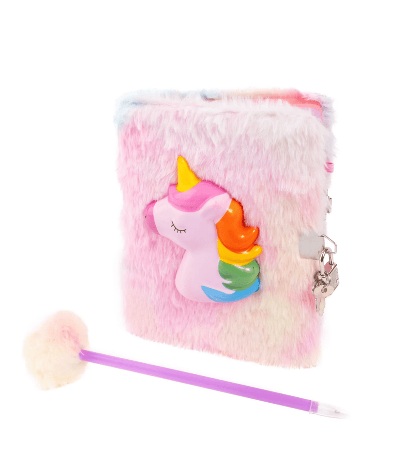 Great Pretenders - Furry Friends Squishy Journal, Unicorn - Princess and the Pea Boutique
