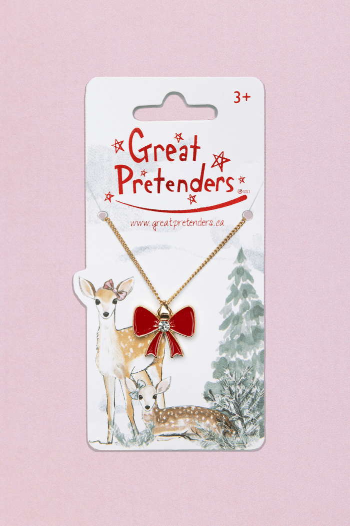 Great Pretenders - Holiday Bow Necklace - Princess and the Pea Boutique