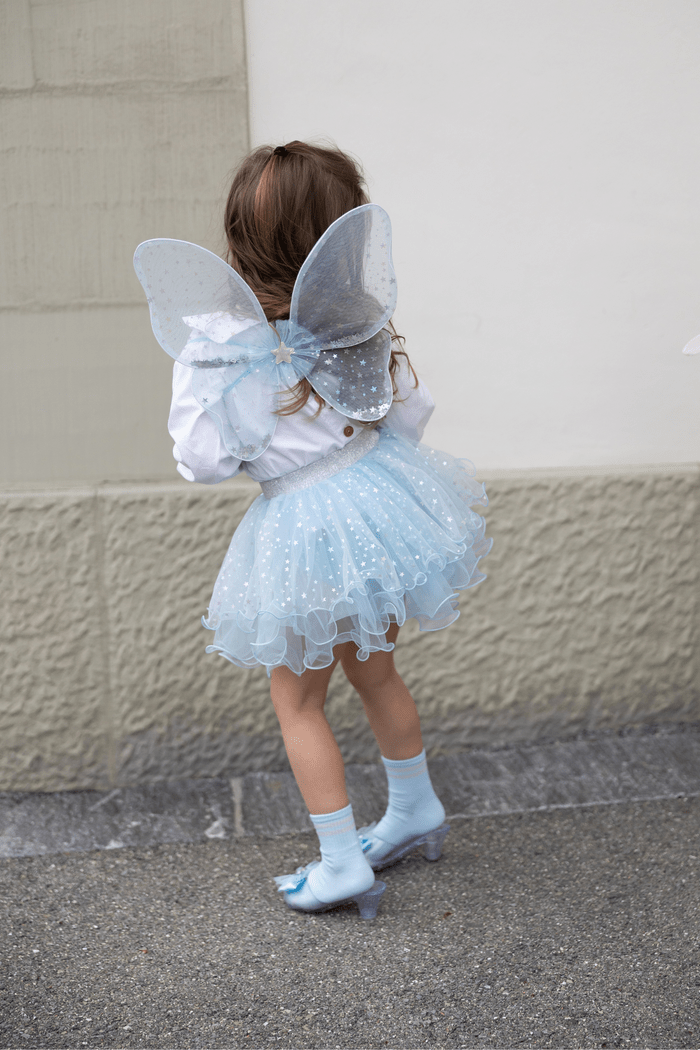 Great Pretenders - Iridescent Celestrial Fairy Wings, Tutu, Wand - Princess and the Pea Boutique