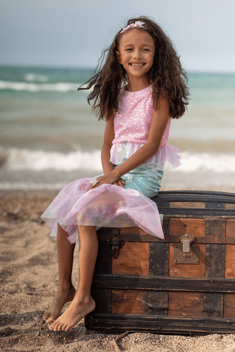 Great Pretenders - Misty Mermaid Dress Pink - Princess and the Pea Boutique