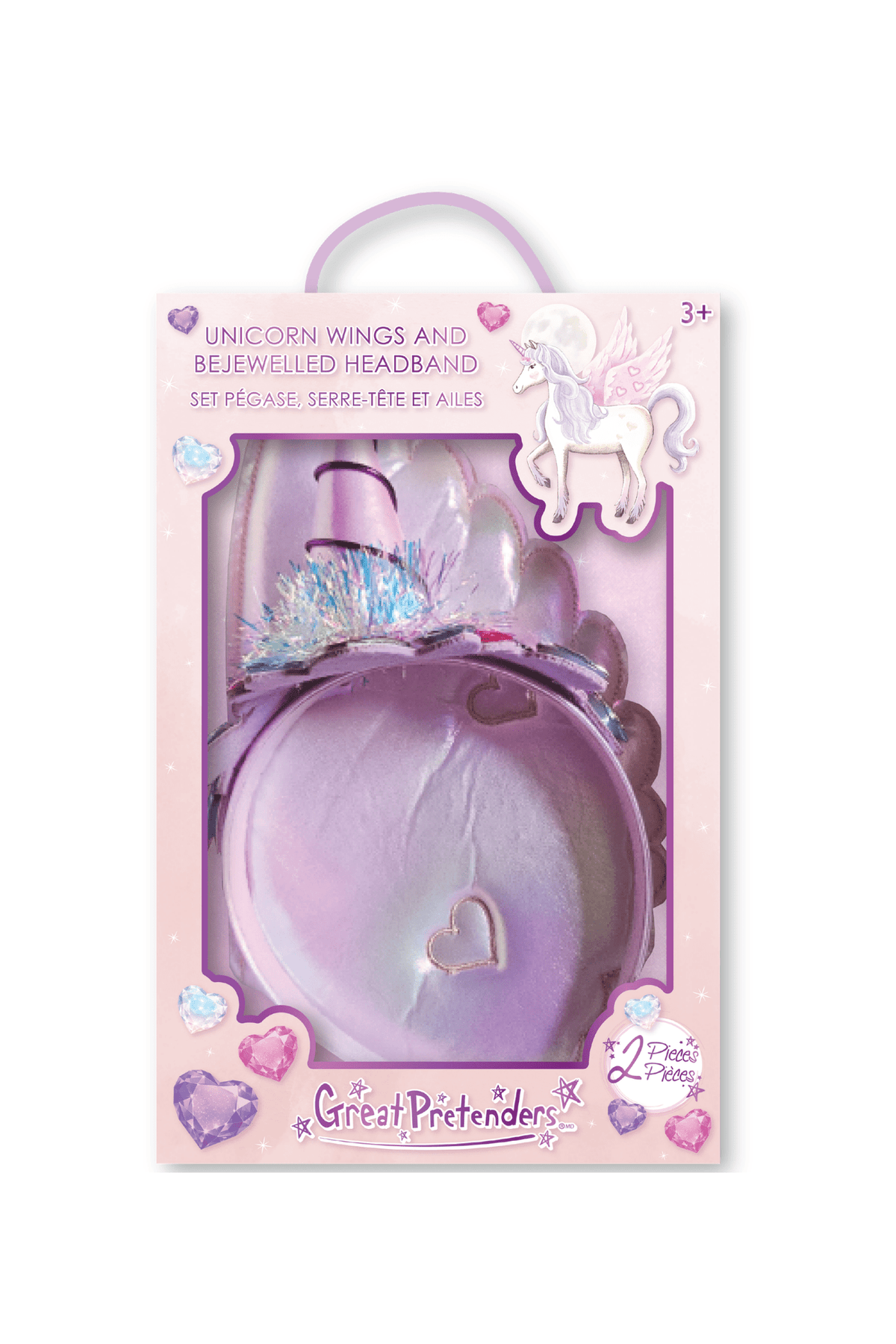 Great Pretenders - Moonbeam Alicorn Headband with Wings - Princess and the Pea Boutique