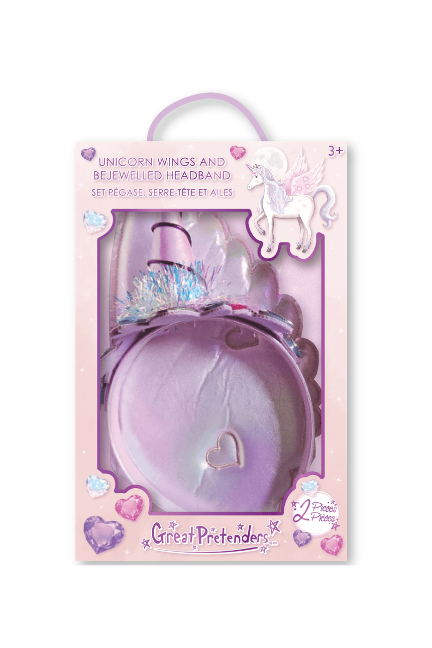 Great Pretenders - Moonbeam Alicorn Headband with Wings - Princess and the Pea Boutique