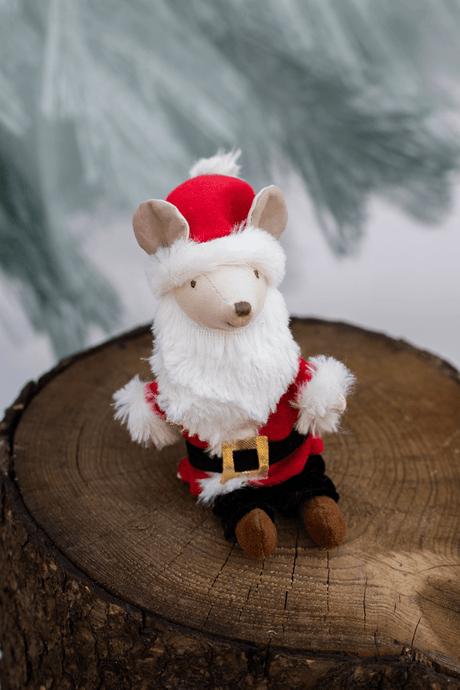 Great Pretenders - Nicholas the Santa Mouse Mini Doll - Princess and the Pea Boutique