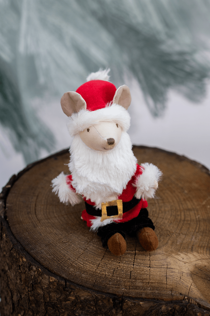 Great Pretenders - Nicholas the Santa Mouse Mini Doll - Princess and the Pea Boutique