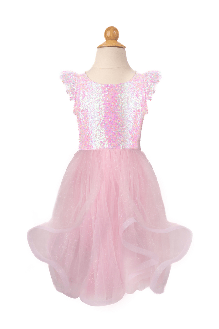 Great Pretenders - Pink Sequins Twirl Dress - Princess and the Pea Boutique
