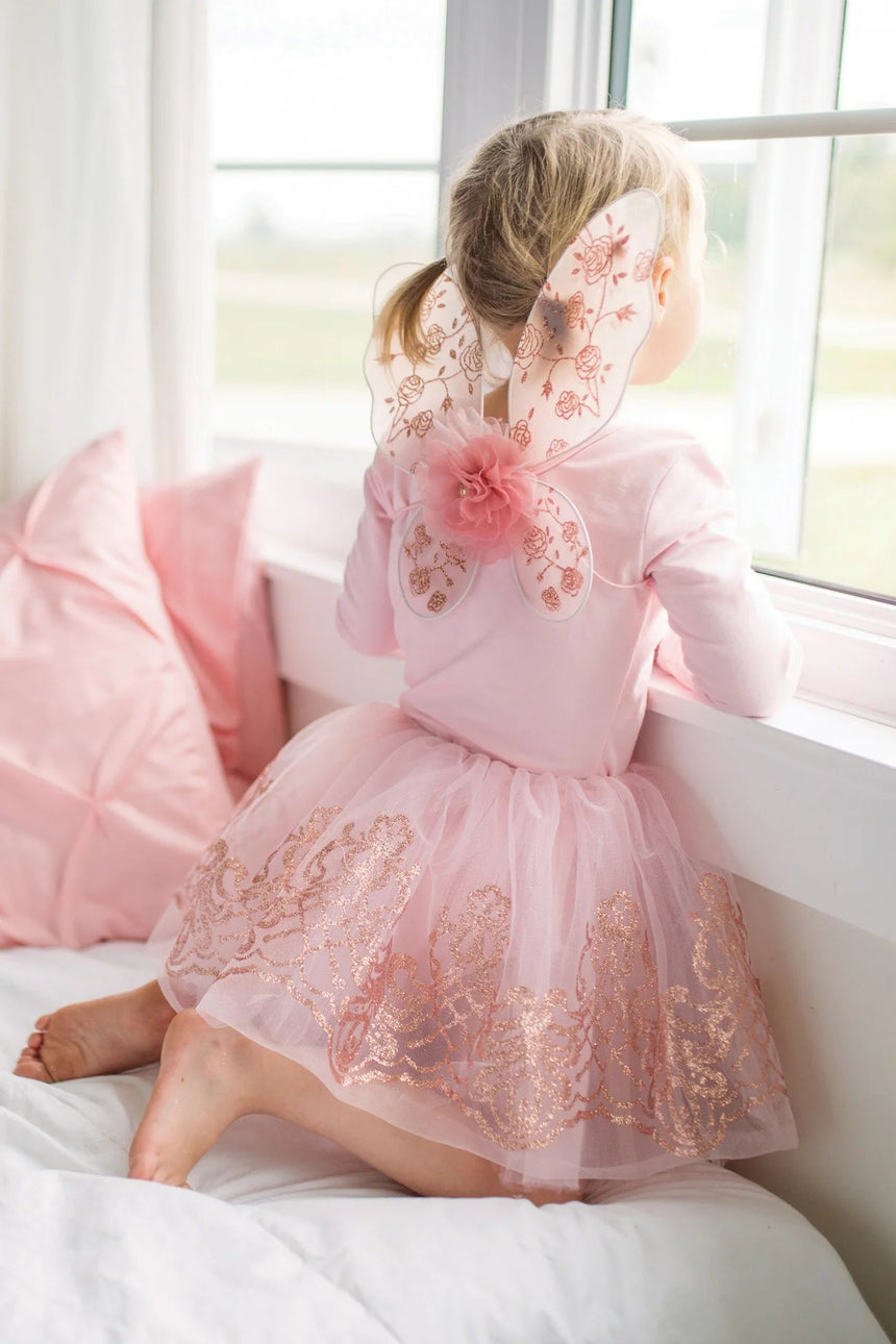 Great Pretenders - Rose Gold Tutu & Wings Set - Princess and the Pea Boutique