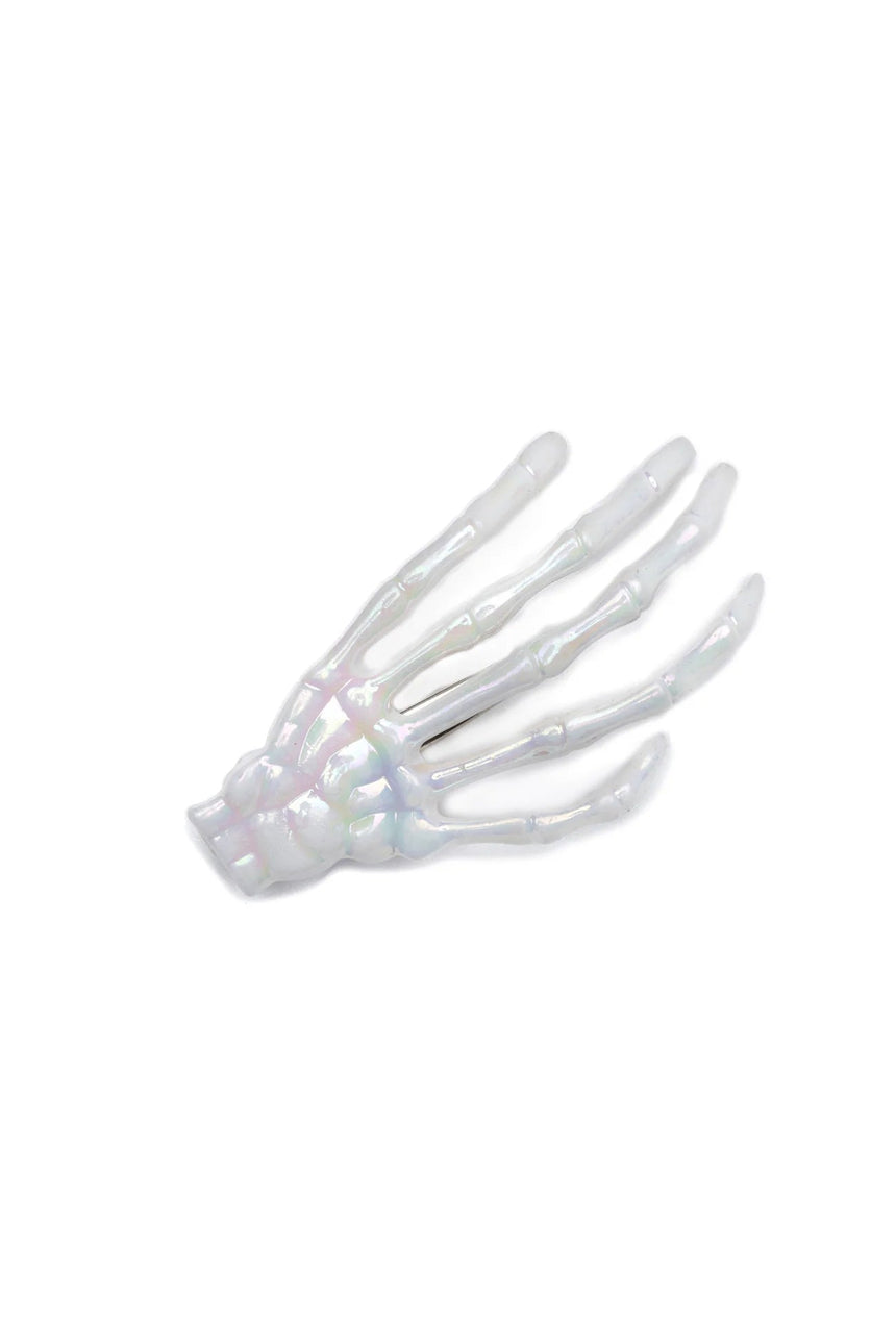 Great Pretenders Skeleton Hands Hair Clips - Princess and the Pea Boutique