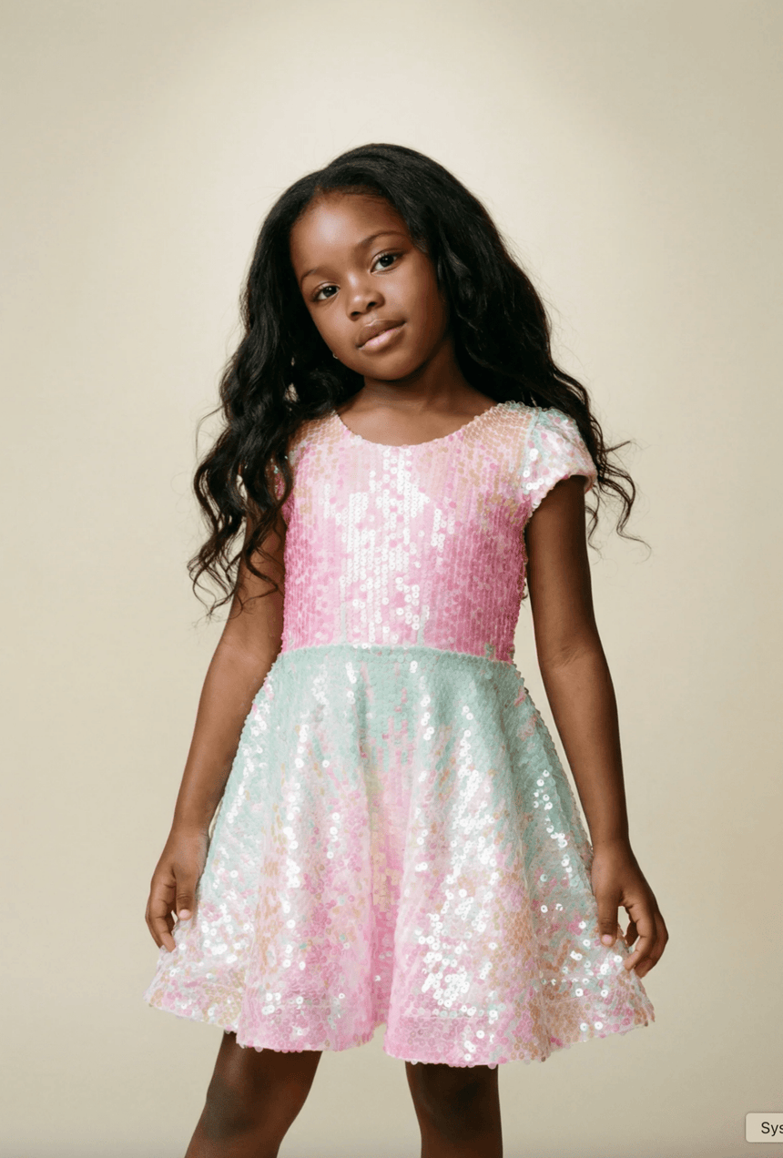 Great Pretenders - Sorbet Swirl Skater Dress - Princess and the Pea Boutique