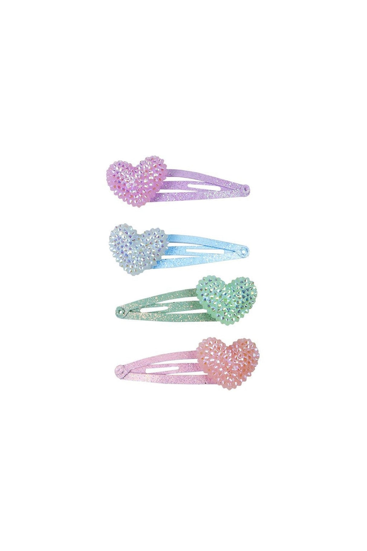 Great Pretenders - Sparkle Heart Bobble Hair Clips - Princess and the Pea Boutique