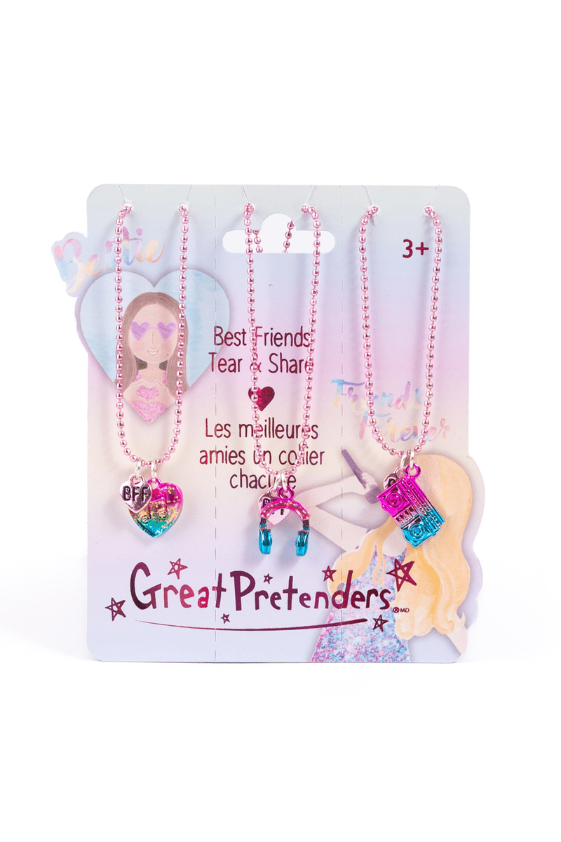 Great Pretenders - Taylor's Bestie Squad Tear & Share Necklaces, 3pc - Princess and the Pea Boutique