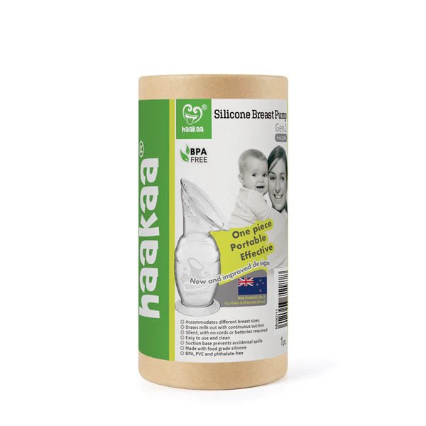 Haakaa Silicone Breast Pump with Base 100 ml - Princess and the Pea Boutique