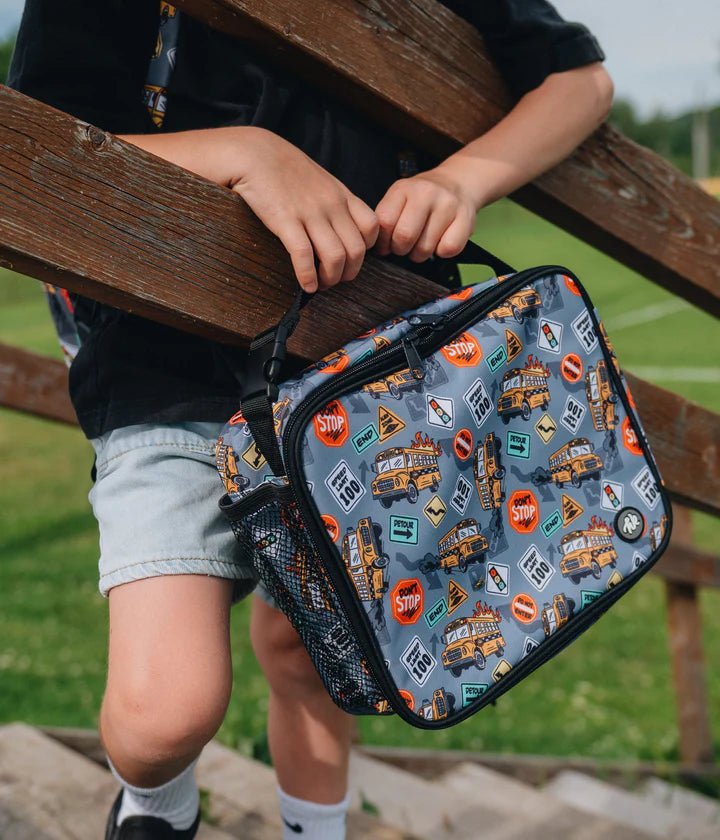 Headster Kids Bus - Ted Classic Lunch Box - Grey Mix - Princess and the Pea Boutique