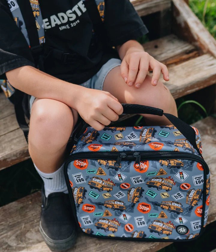 Headster Kids Bus - Ted Classic Lunch Box - Grey Mix - Princess and the Pea Boutique