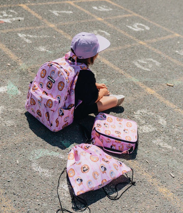 Headster Kids Kitty Charm 20L Backpack - Smart Pink - Princess and the Pea Boutique