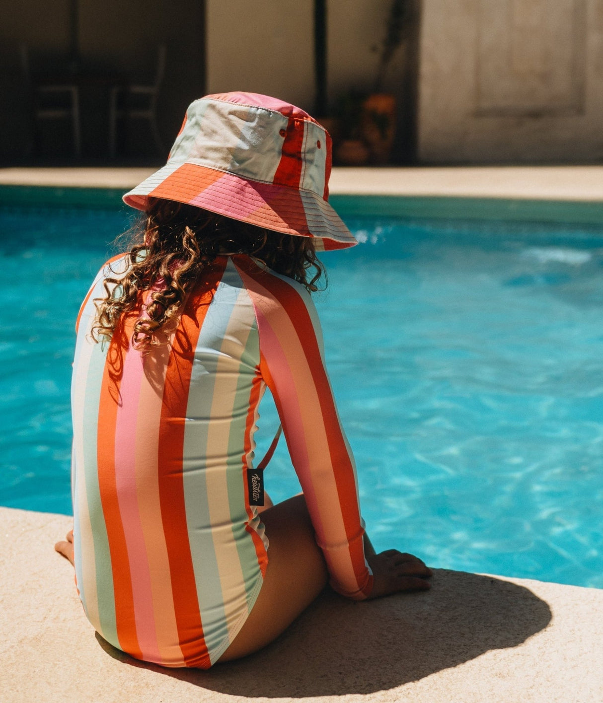 Headster Kids Vertical Delight Bucket Hat - Bubble Gum - Princess and the Pea Boutique